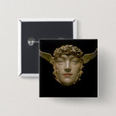 Eine Maske, c.1897 Button (Vorne & Hinten)