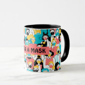 Eine Maske Tasse tragen (VorderseiteRechts)