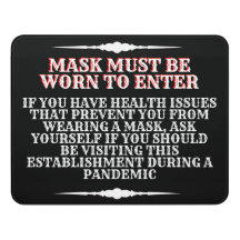 Eine Maske tragen