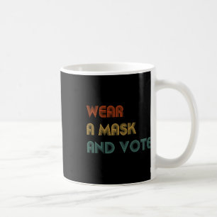 Eine Maske und Abstimmung politische Wahlen Biden Kaffeetasse