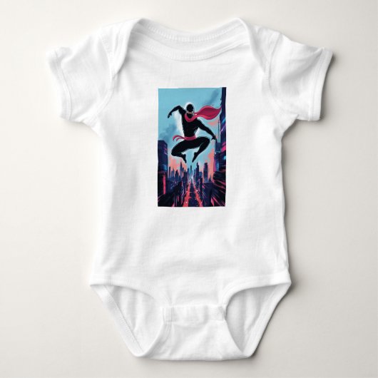 Eine maskierte Ninja Baby Strampler (Vorderseite)