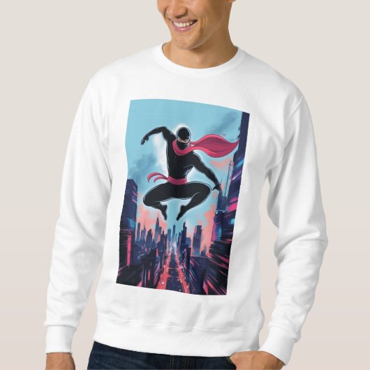 Eine maskierte Ninja Sweatshirt (Vorderseite)