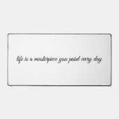 Eine Masterpiece-Schreibmatte Schreibtischunterlage (Vorderseite)