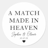 Eine MATCH in HEAVEN Heart Wedding Matches Gutes