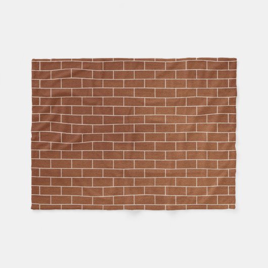 Eine Mauer - Fleecedecke (Vorderseite (Horizontal))