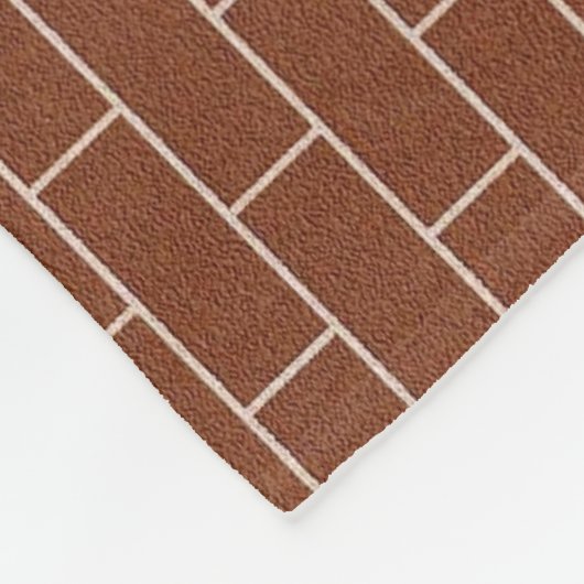 Eine Mauer - Fleecedecke (Ecke)