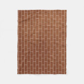 Eine Mauer - Fleecedecke (Vorderseite)