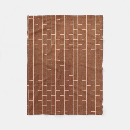 Eine Mauer - Fleecedecke (Vorderseite)