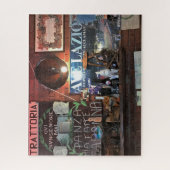 Eine Mauer in einer Trattoria entlang der Via Appi Puzzle (Vertikal)