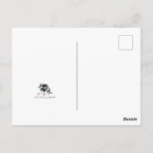 Eine Maus mit einer Nussfarbenlackierung Postkarte (Rückseite)