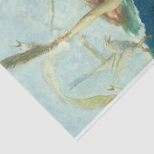 Eine Meerjungfrau, die von Seagulls von Segantini Seidenpapier (Ausschnitt)