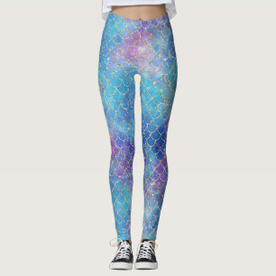 Eine Meerjungfrau-Galaxie-Serie Design 9 Leggings