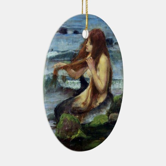 Eine Meerjungfrau (Studie) Keramikornament (Rechts)