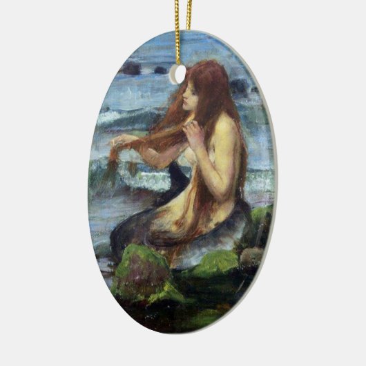 Eine Meerjungfrau (Studie) Keramikornament (Links)