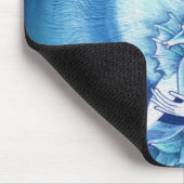 Eine Meerjungfrau und ihr Seepferd Mousepad (Ecke)