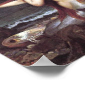 Eine Meerjungfrau von J W Waterhouse, 1901 Decoupa Poster (Ecke)