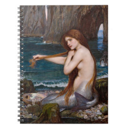 Eine Meerjungfrau von John William Waterhouse 1900 Notizblock
