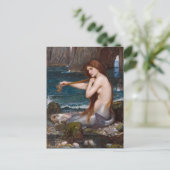 Eine Meerjungfrau von John William Waterhouse 1900 Postkarte (Stehend Vorderseite)