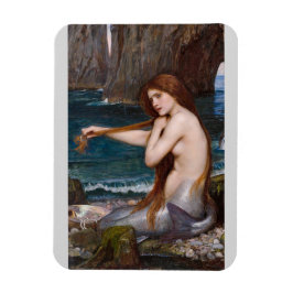 Eine Meerjungfrau von John William Waterhouse Fine Magnet