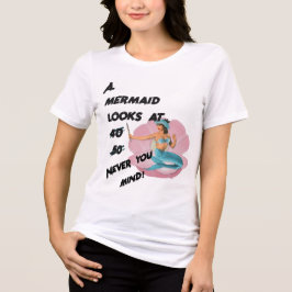 Eine Meerjungfrau wird 60 Tri-Blend Shirt