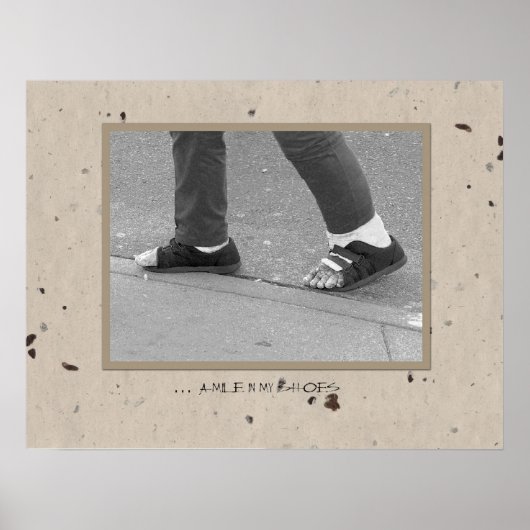 ... eine Meile an meinen Schuhen Poster (Vorne)