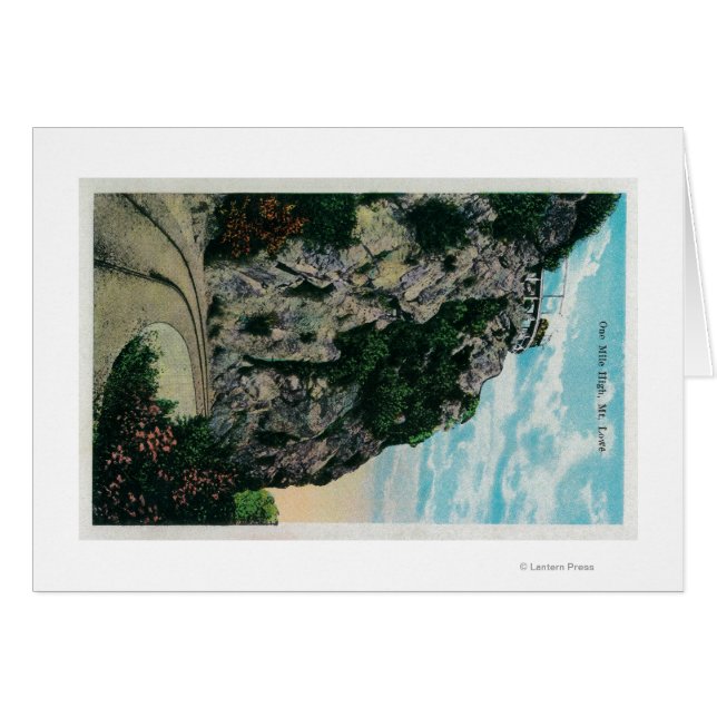 Eine Meile hoch, am Berg LoweMt. Lowe, CA (Vorderseite (Horizontal))