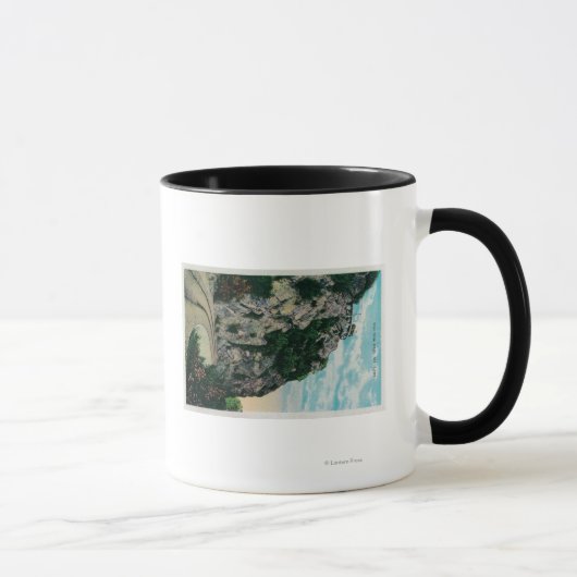 Eine Meile hoch, am Berg LoweMt. Lowe, CA Tasse (Rechts)