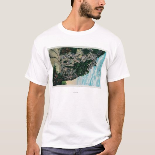 Eine Meile hoch, an Mt. LoweMt. Lowe, CA T-Shirt (Vorderseite)