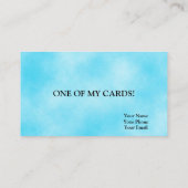 "Eine meiner Karten" Witzbold Visitenkarte (Rückseite)