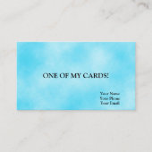 "Eine meiner Karten" Witzbold Visitenkarte (Vorderseite)