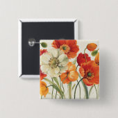 Eine Melodie der Mohnblumen Button (Vorne & Hinten)