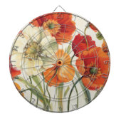 Eine Melodie der Mohnblumen Dartscheibe (vorne)
