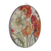Eine Melodie der Mohnblumen Dartscheibe (Vorderseite Links)