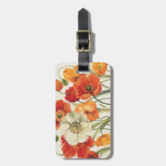 Eine Melodie der Mohnblumen Gepäckanhänger (Vorderseite vertikal)