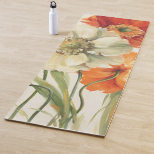 Eine Melodie der Mohnblumen Yogamatte