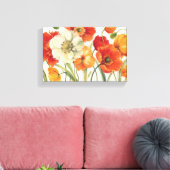 Eine Melodie der Poppies Leinwanddruck (Insitu (Wohnzimmer))