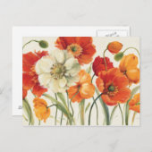 Eine Melodie der Poppies Postkarte (Vorne/Hinten)