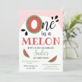 Eine Melon Girls zum ersten Geburtstag Einladung (Stehend Vorderseite)