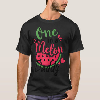 Eine Melone Daddy 1. Geburtstagsfeier Familie T-Shirt