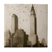 Eine Menge des Vogelfliegens Fliese (Vorderseite)