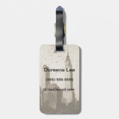 Eine Menge des Vogelfliegens Gepäckanhänger (Rückseite vertikal)