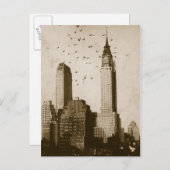 Eine Menge des Vogelfliegens Postkarte (Vorne/Hinten)