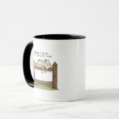 Eine Menge Erholung - Ringer-Tasse Tasse (Vorderseite Links)