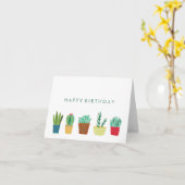 Eine Menge Kaktus Karte (Gelbe Blume)