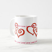 Eine Menge Liebe Tasse (Vorderseite Links)