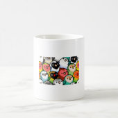 Eine Menge Lovebirds Kaffeetasse (Mittel)