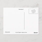 Eine Menge Punkte Postkarte (Rückseite)