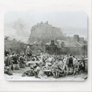 Eine Menge steht an, um den nationalen Vertrag zu Mousepad