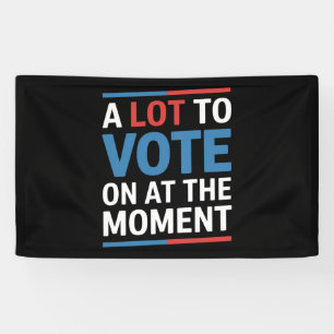 Eine Menge, über die man zurzeit abstimmen kann Lu Banner