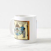 Eine Menschheit Kaffeetasse (Vorderseite Links)